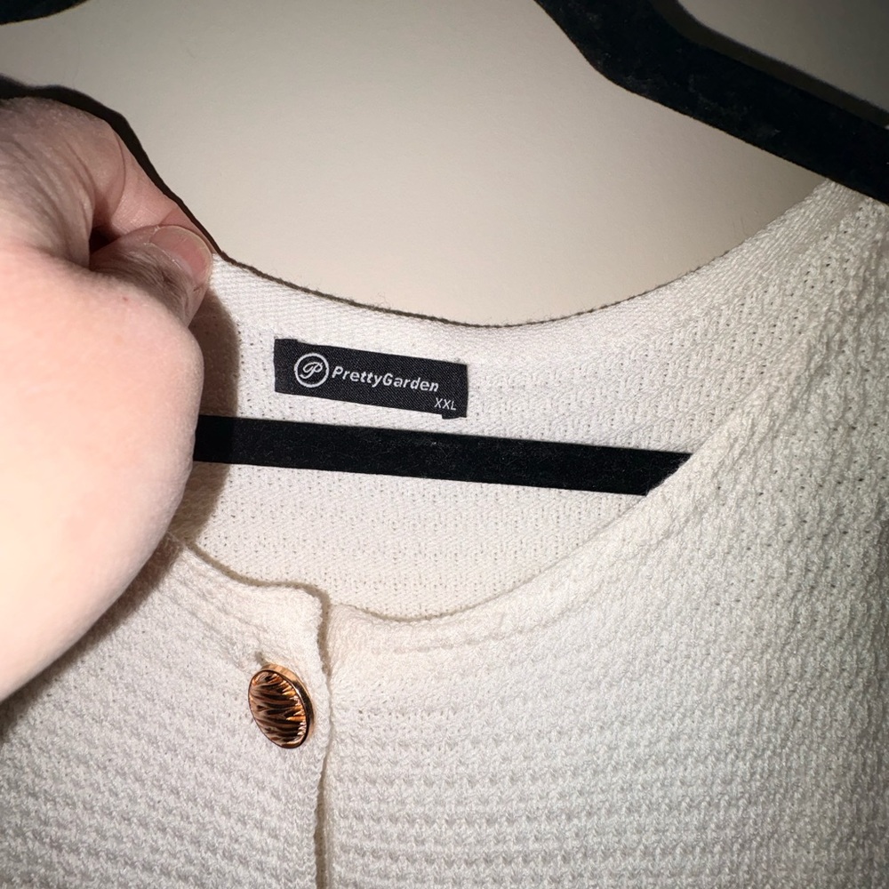PRETTYGARDEN Button-Up Sweater Vest Top | XXL - Picture 3 of 7